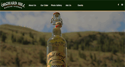 Desktop Screenshot of orchardhillcidery.com